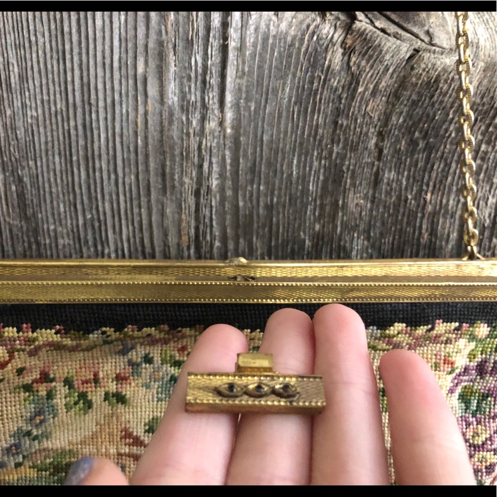 Antique/Vintage Tapestry Purse *As Is* - Picture 3 of 5